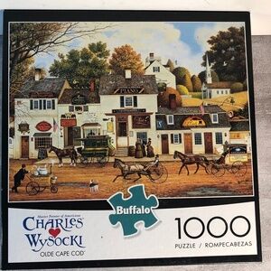 Olde Cape Cod Charles Wysocki 1000 pc 26.75" X 19.75" Buffalo Games Puzzle